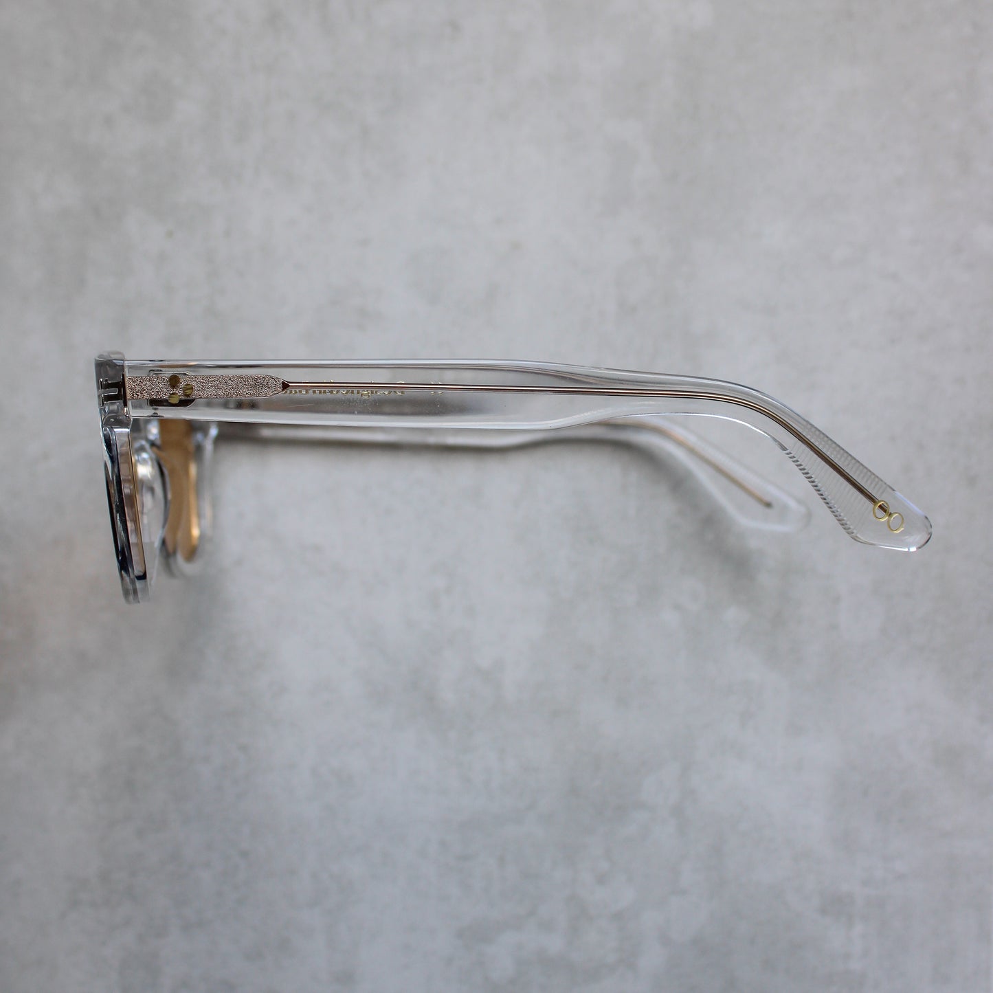 918 Clear Frame with Golden Lenses