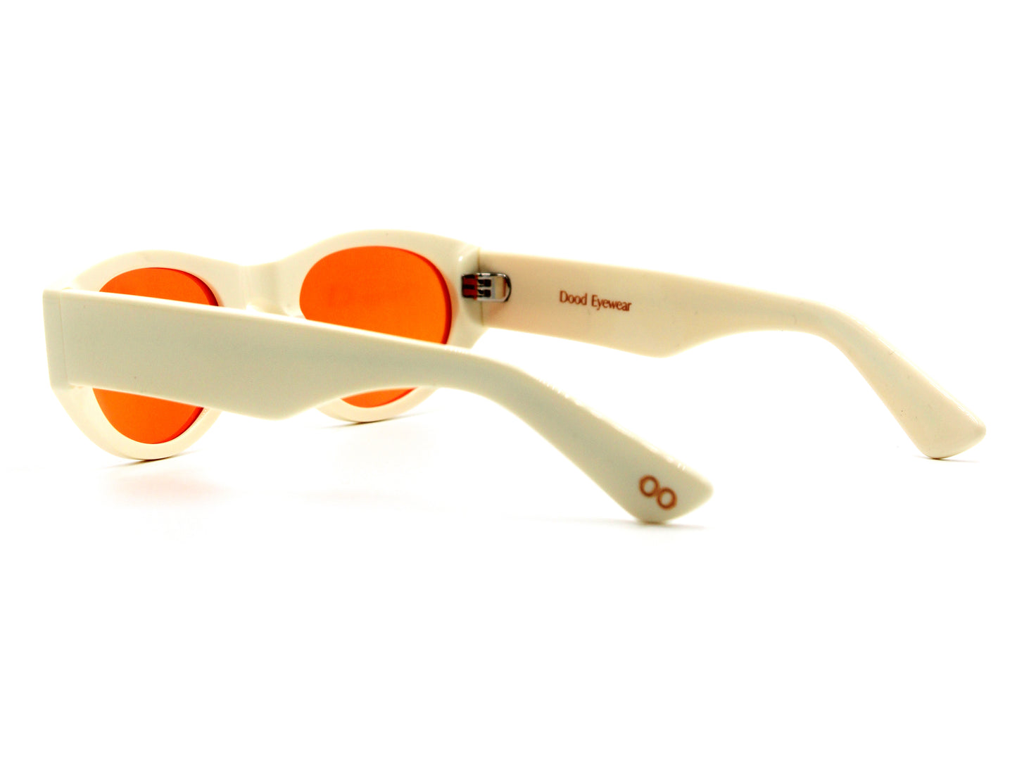 349 Originals Creme Frame with Unique Orange Lenses