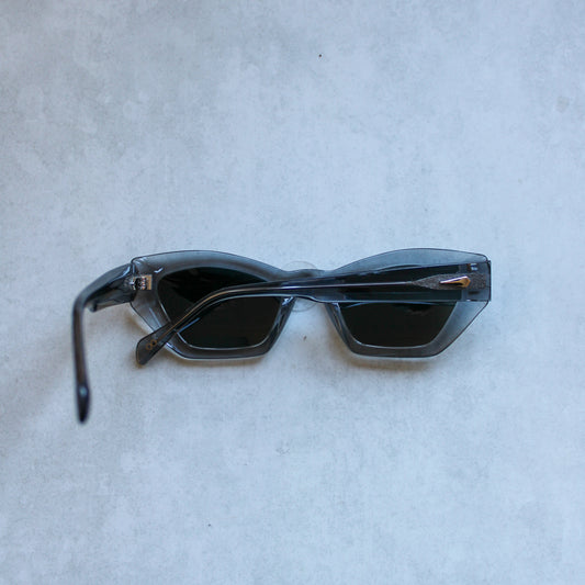 1/1 Clear Grey Frame with Dark Grey Lenses