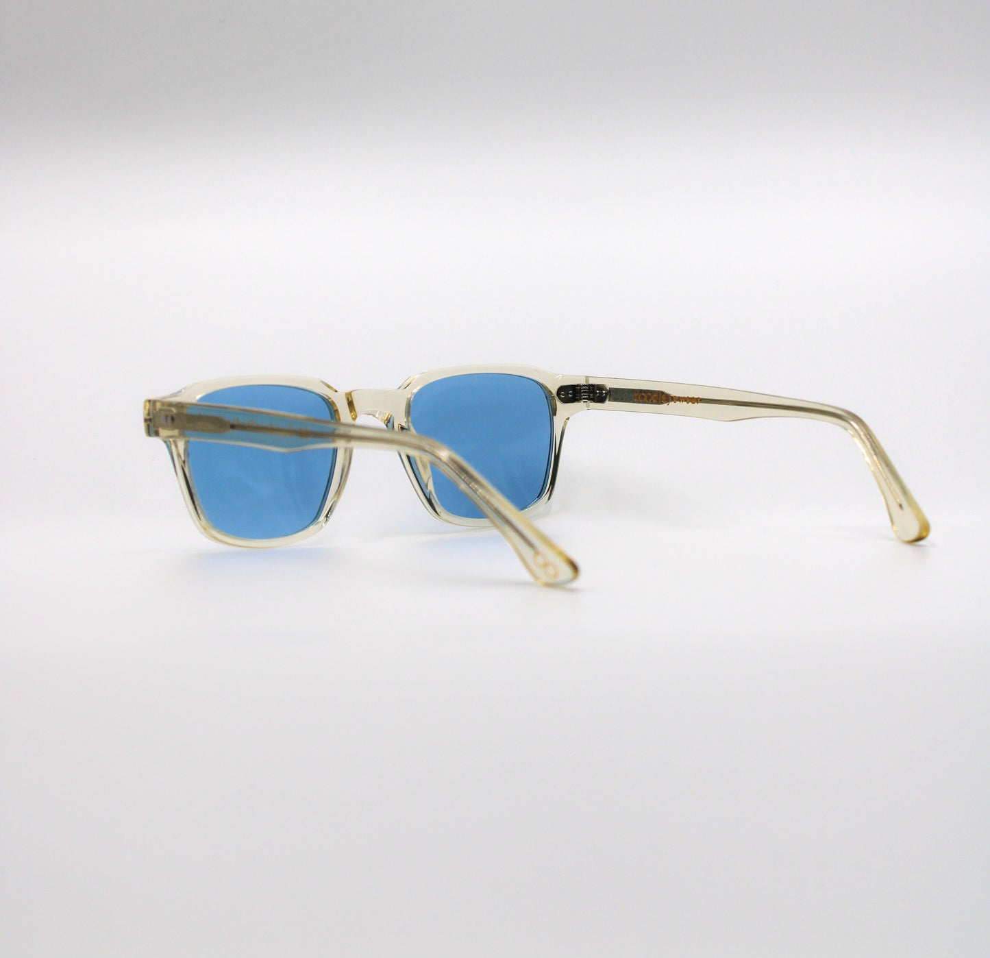 165 Originals Clear Frame with Blue Lenses