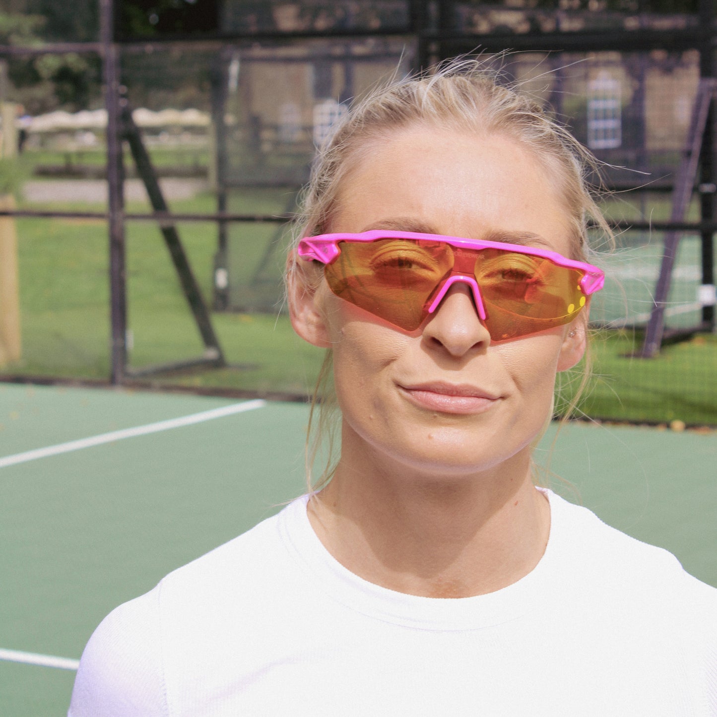 LIMITED EDITION: 516 Escapist Hot Pink Frame with Black Detail and Three Lenses