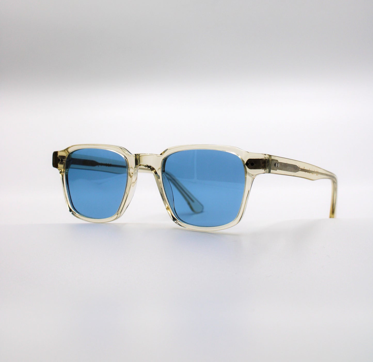 165 Originals Clear Frame with Blue Lenses