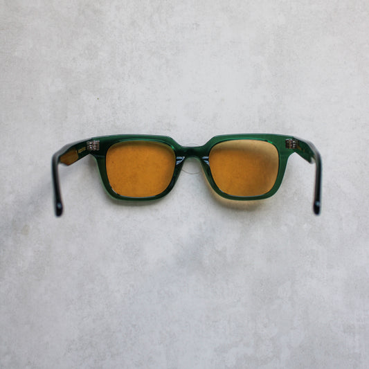 919 Clear Green Frame with Golden Lenses