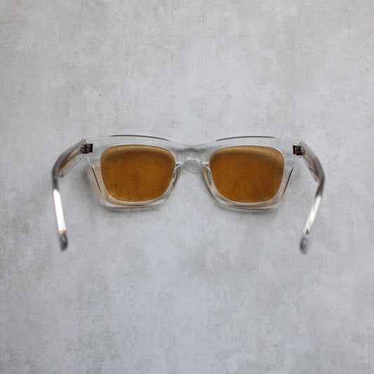 918 Clear Frame with Golden Lenses
