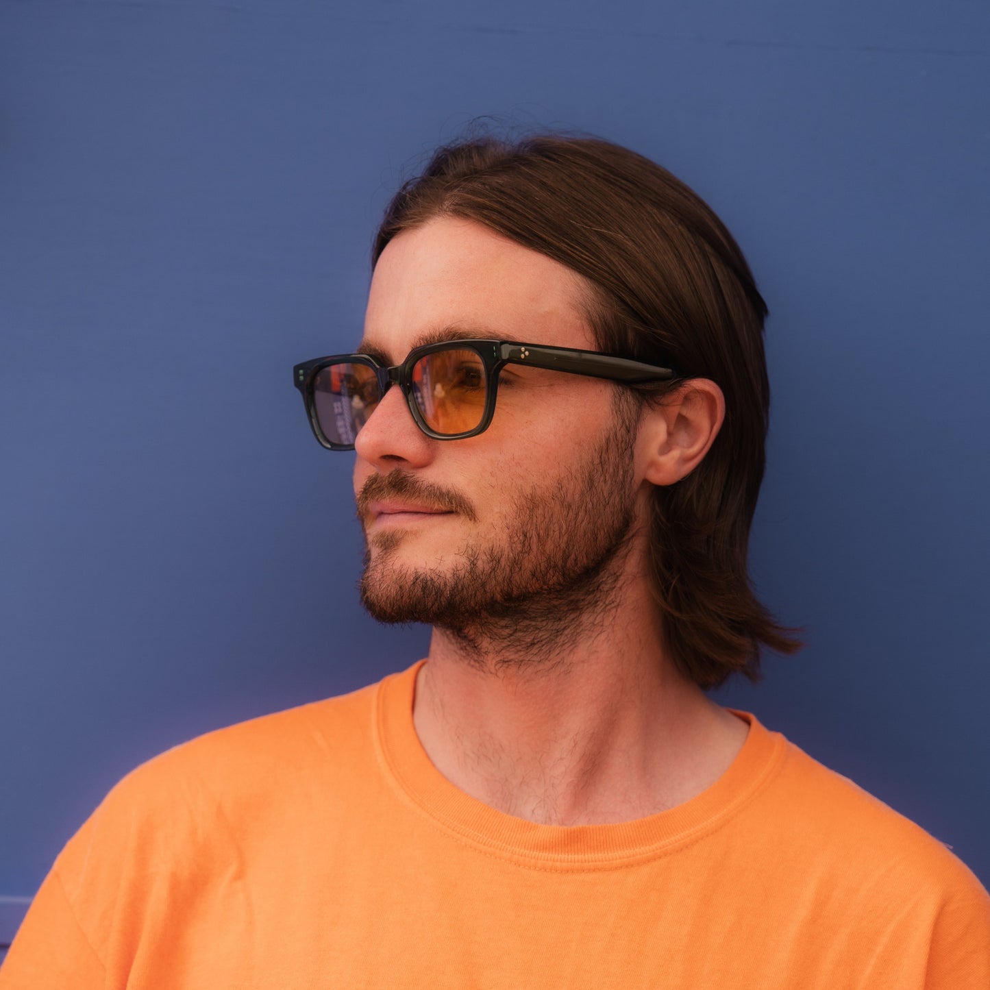 919 Clear Green Frame with Golden Lenses