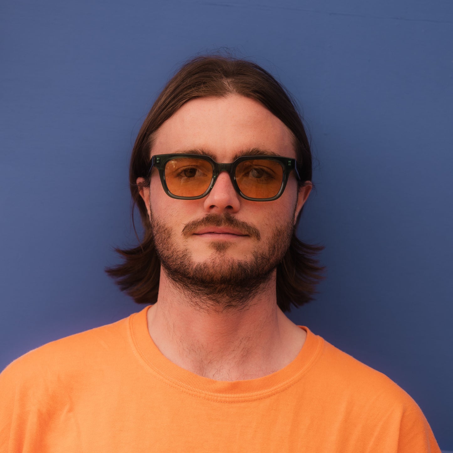 919 Clear Green Frame with Golden Lenses
