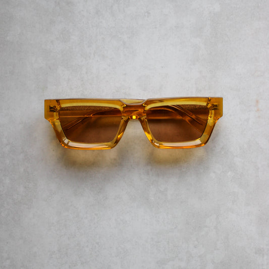 102 Yellow Frame with Golden Lenses