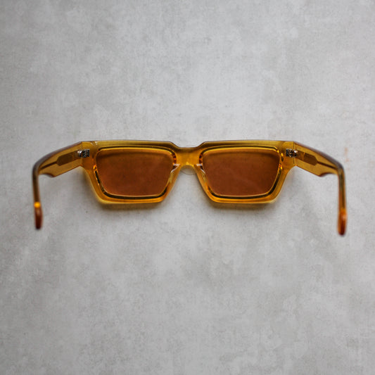 102 Yellow Frame with Golden Lenses