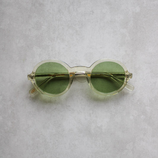 308 Clear Frame with Light Green lenses