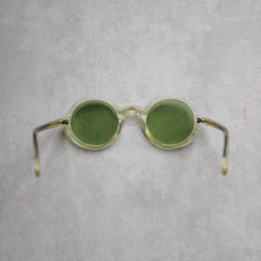 308 Clear Frame with Light Green lenses