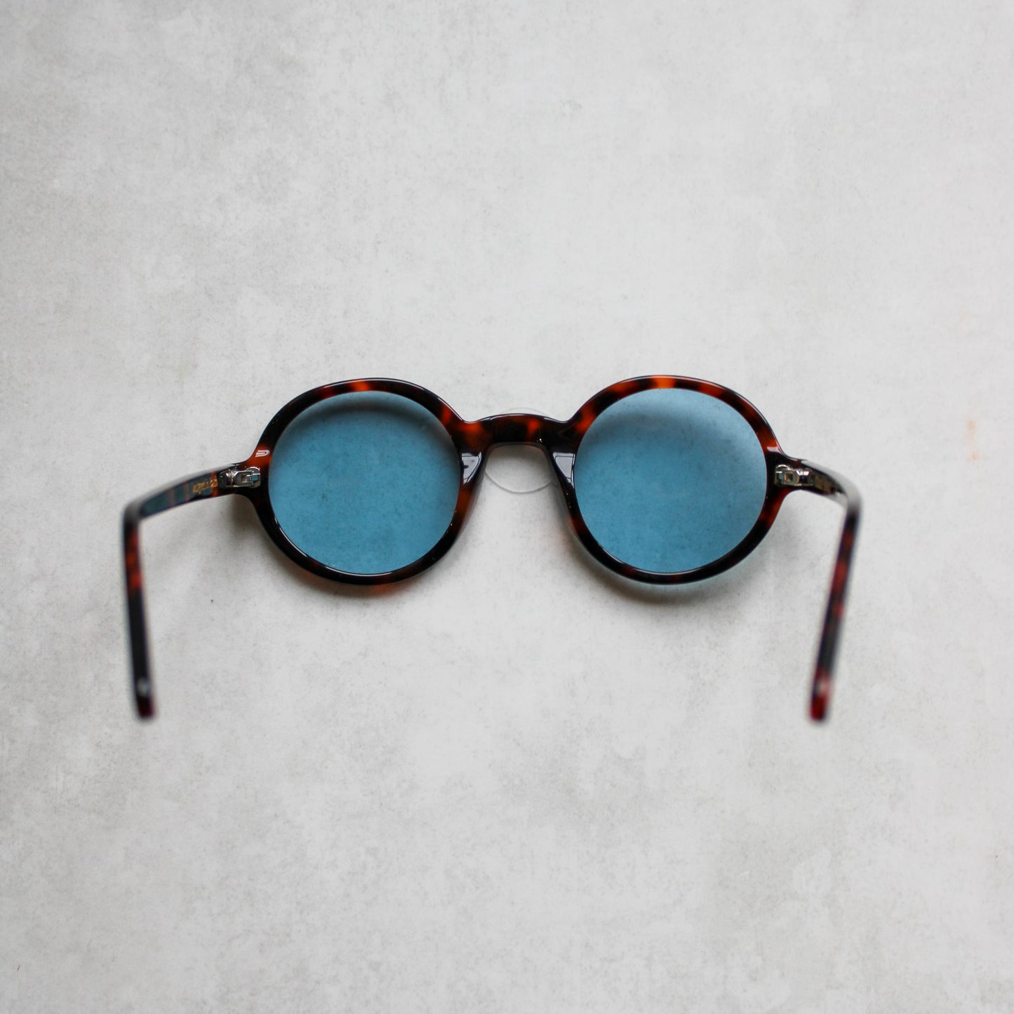 308 Brown Tortoiseshell Frame with Blue Lenses