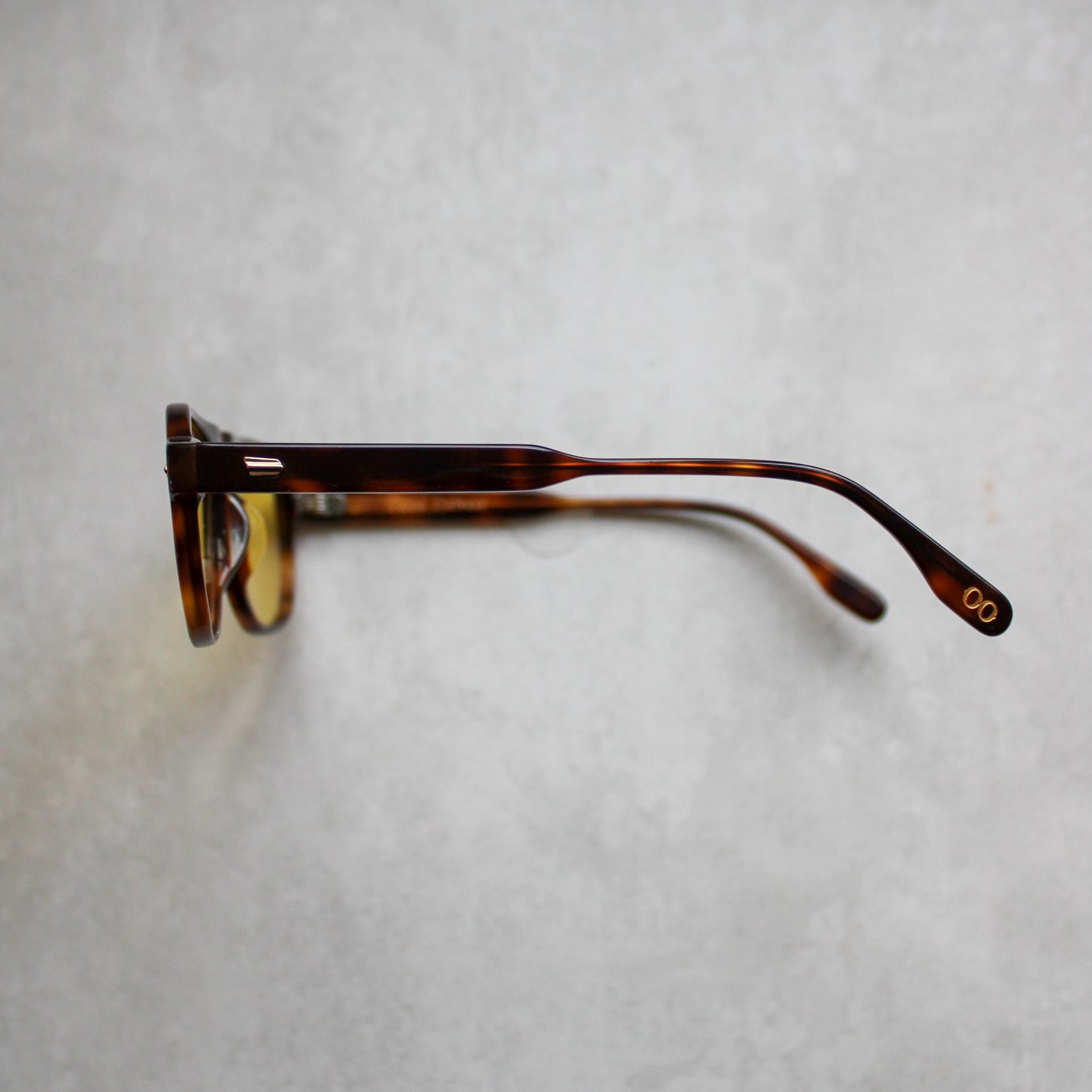 346 Brown Tortoiseshell Frame with Yellow Lenses
