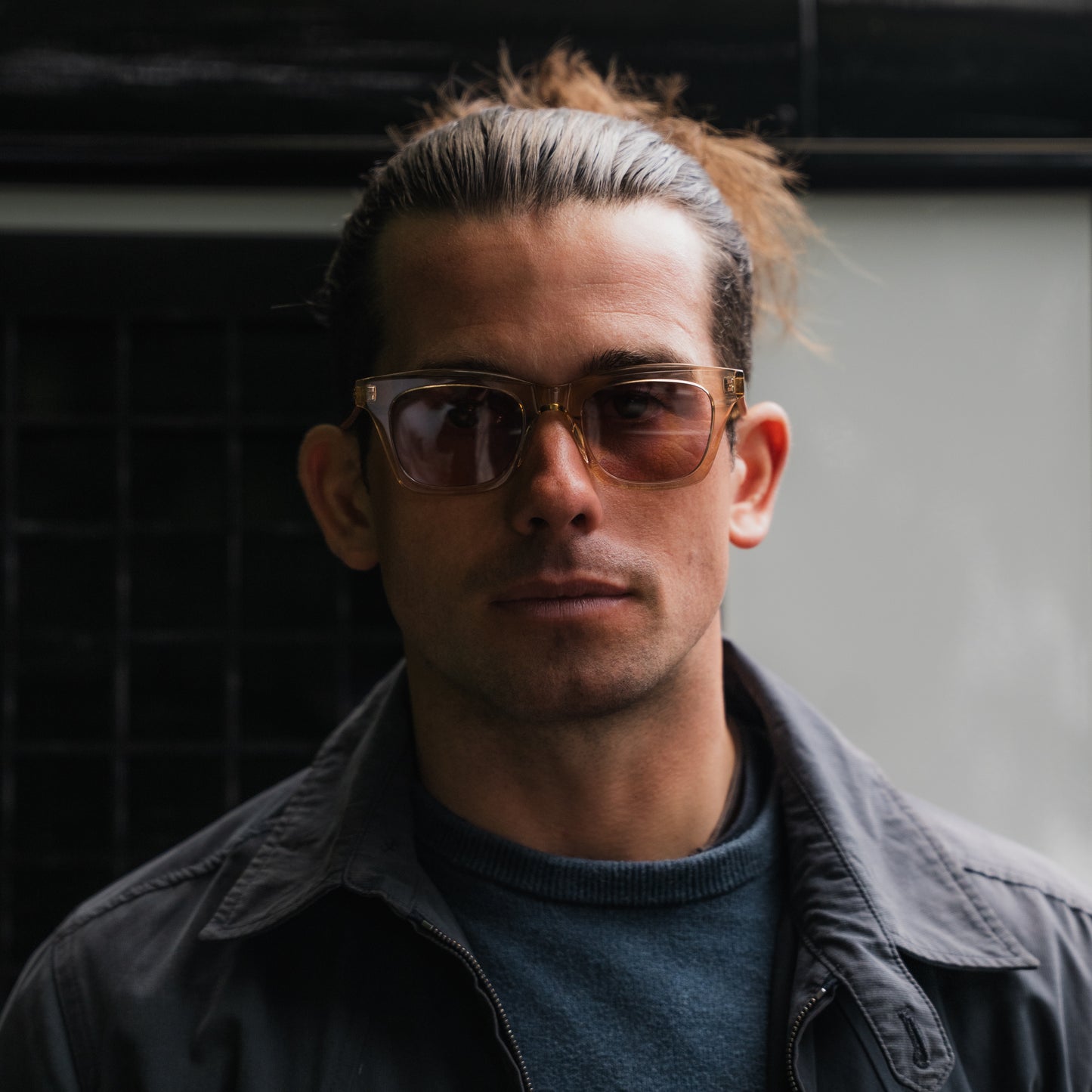 918 Clear Brown Frame with Light Brown Lenses