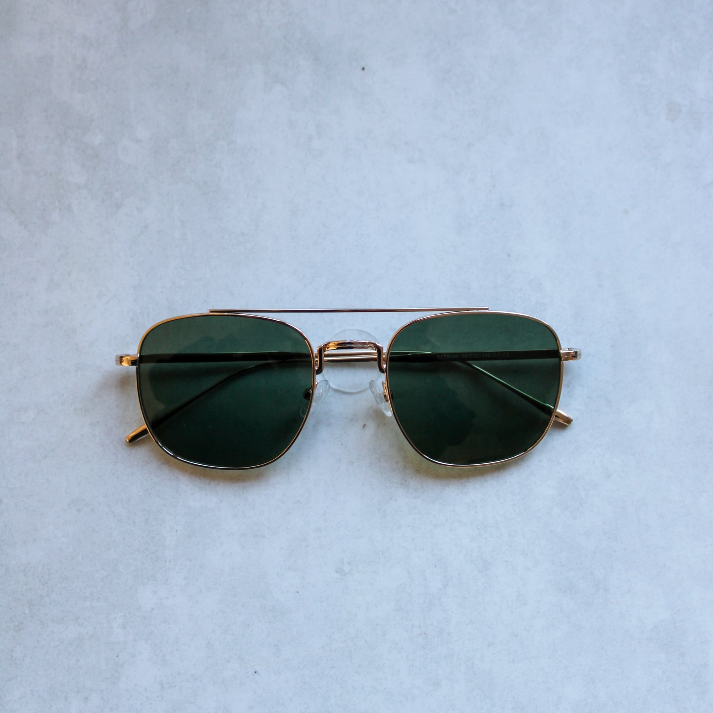 1/1 Gold Metal Frame with Dark Green Lenses