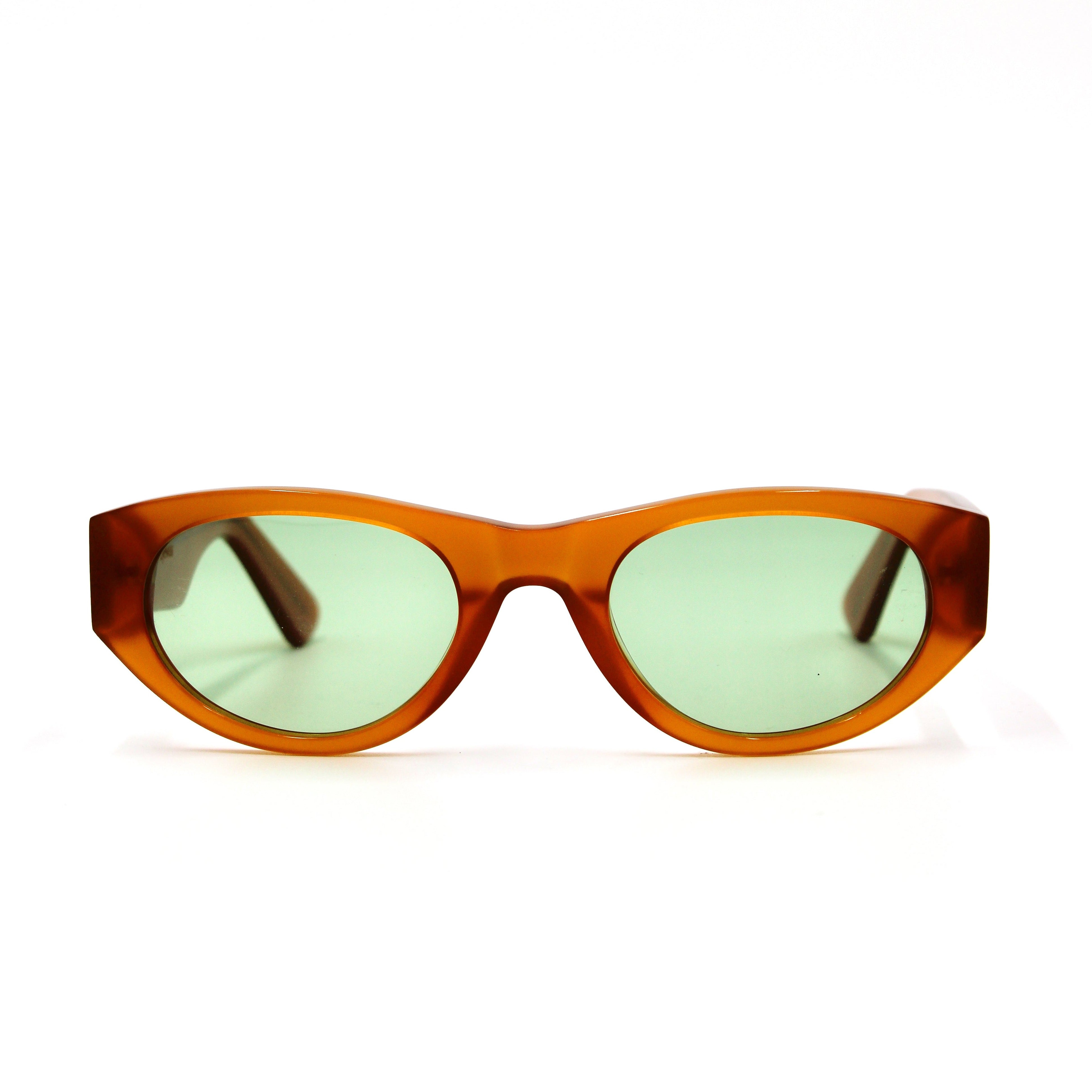 349 Originals Honeycomb Frame with Light Green Lenses – Dood Eyewear