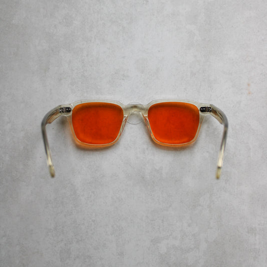 165 Clear Frame with Orange Lenses