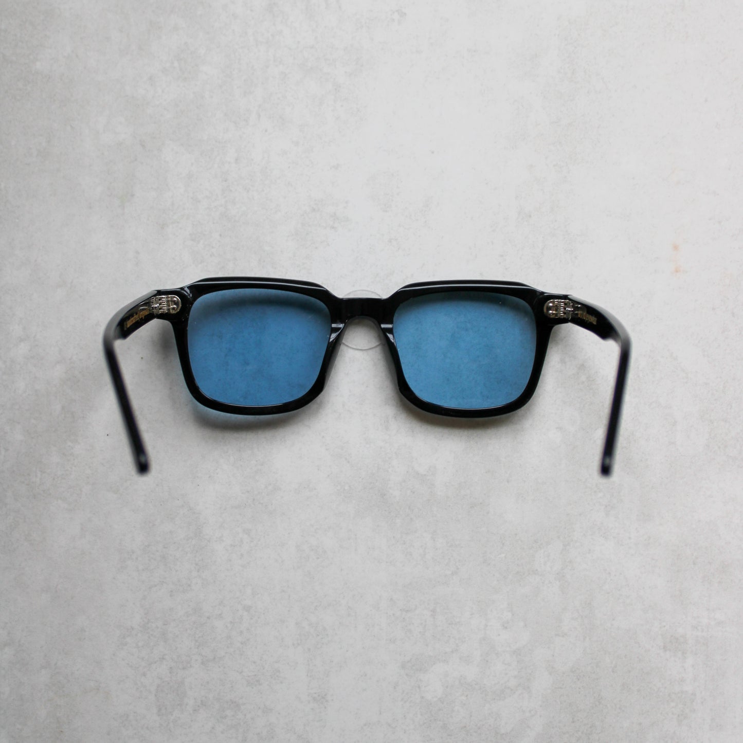 160 Bold Black Frame with Blue Lenses