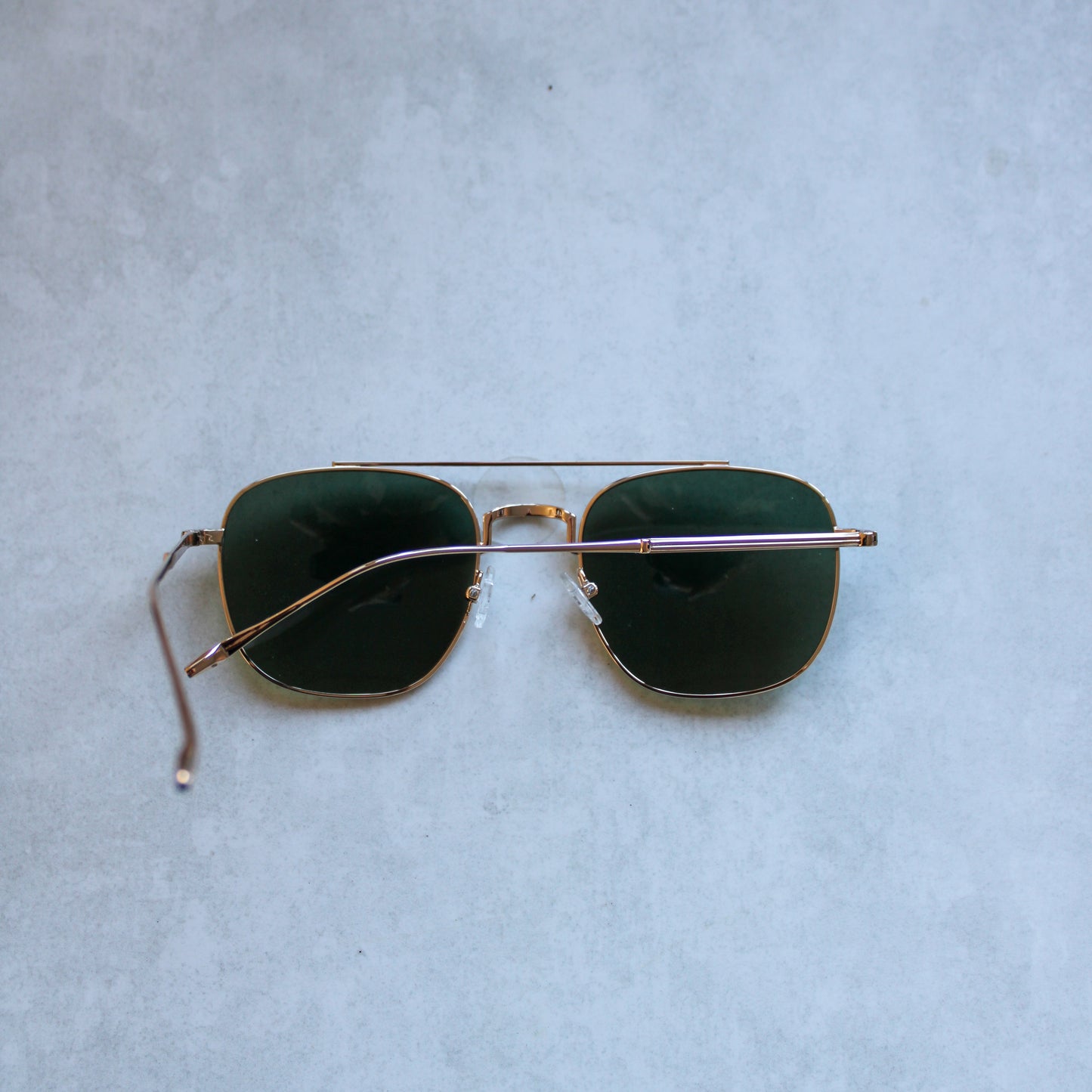 1/1 Gold Metal Frame with Dark Green Lenses