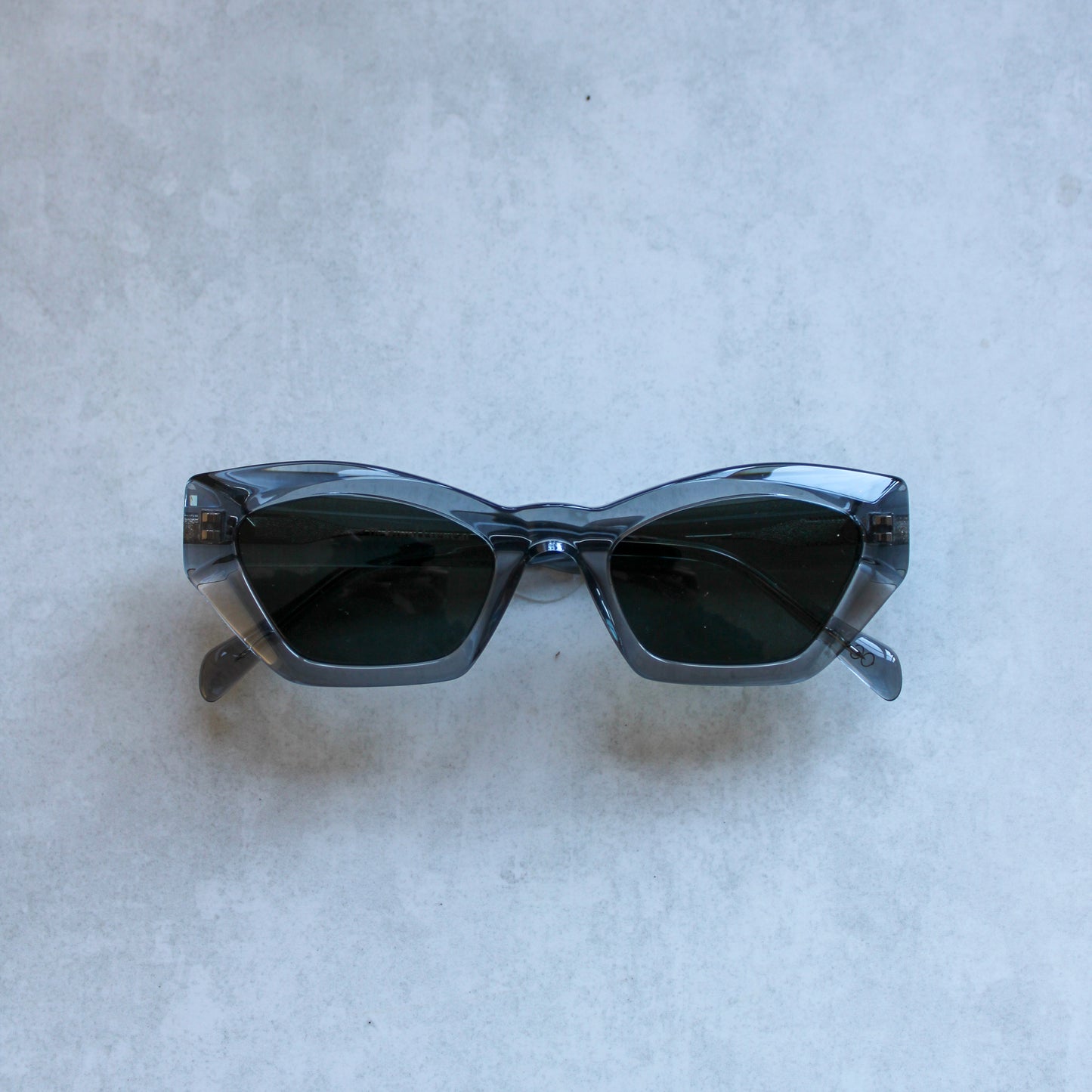 1/1 Clear Grey Frame with Dark Grey Lenses