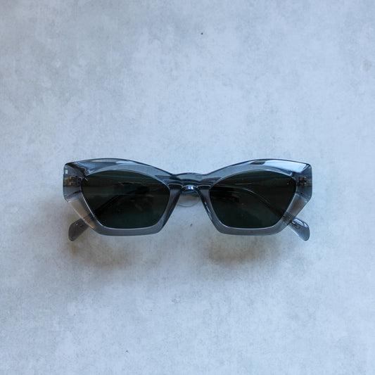 1/1 Clear Grey Frame with Dark Grey Lenses