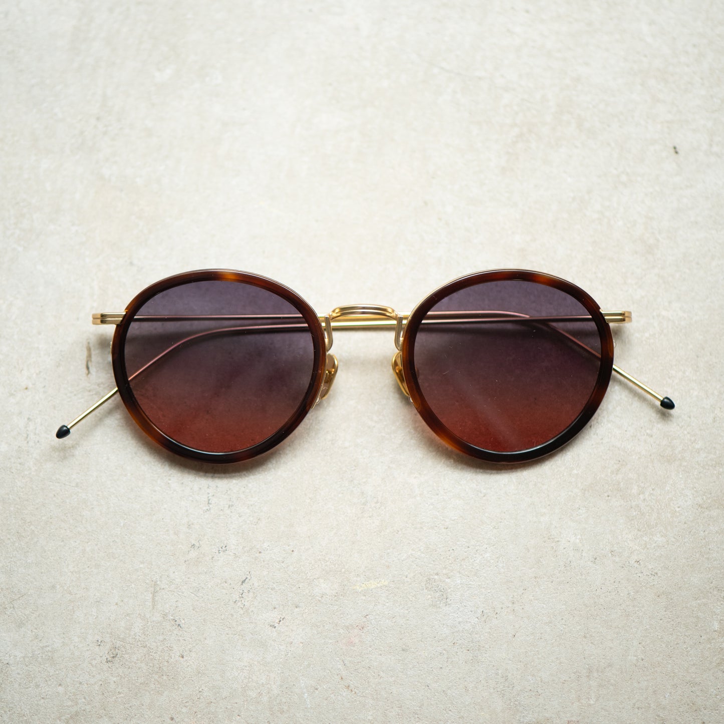 117 Metal & Tortoiseshell Frame with Gradient Lenses