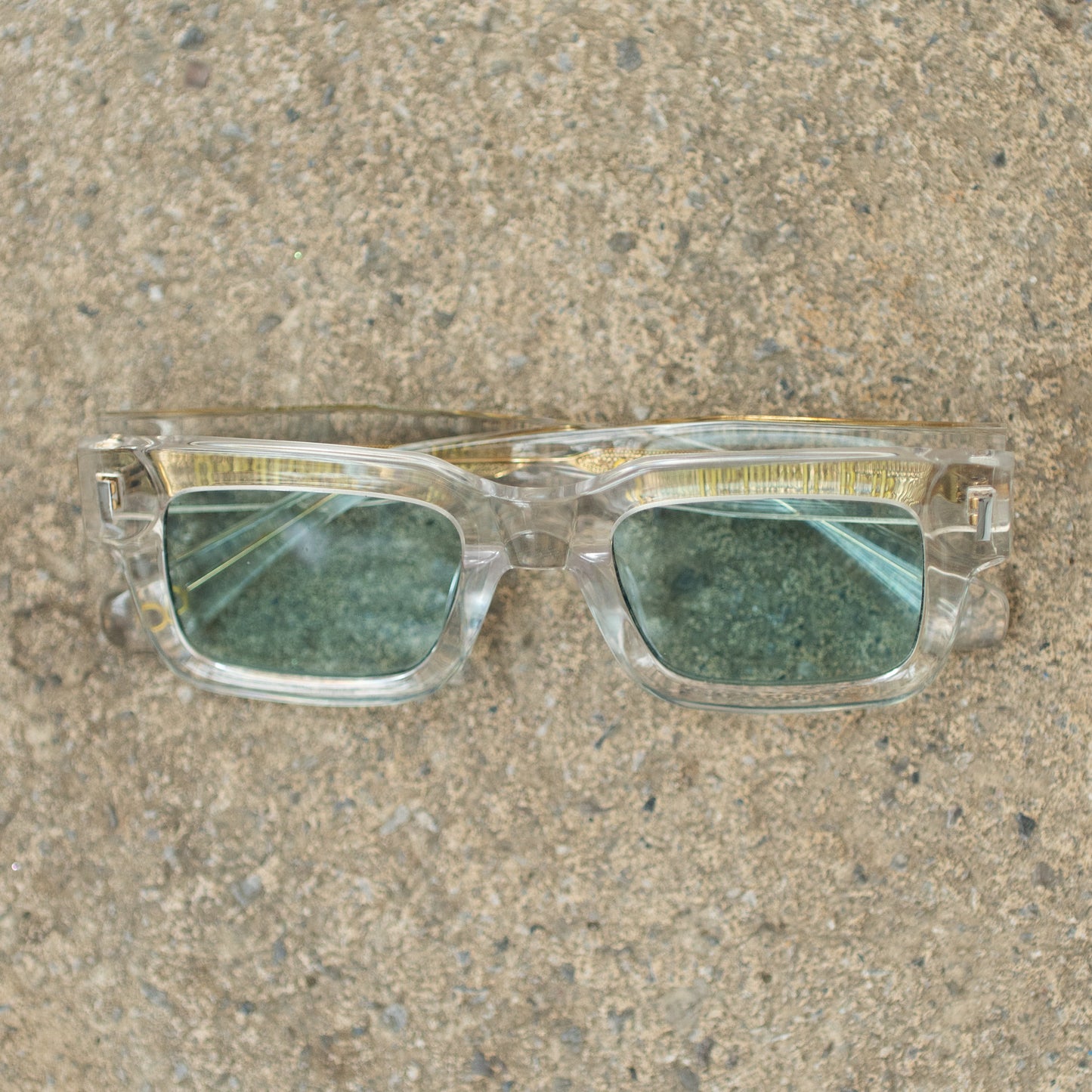 108 Originals Clear Frame with Light Blue Lenses