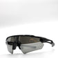 516 Escapist Black Frame with Grey Detail and Three Lenses