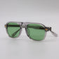 346 Originals Clear Frame with Light Green Lenses