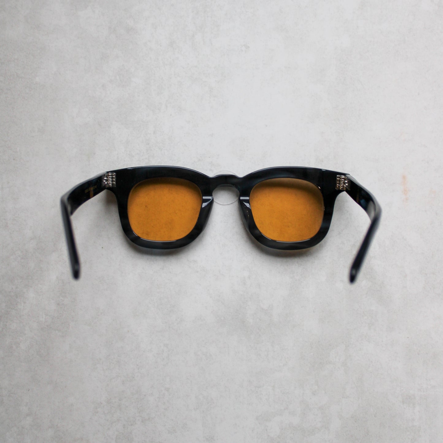 925 Deep Blue and Grey Marble Frame with Golden Lenses