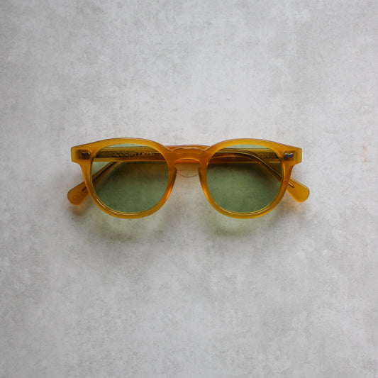 137 Yellow Frame with Light Green Lenses