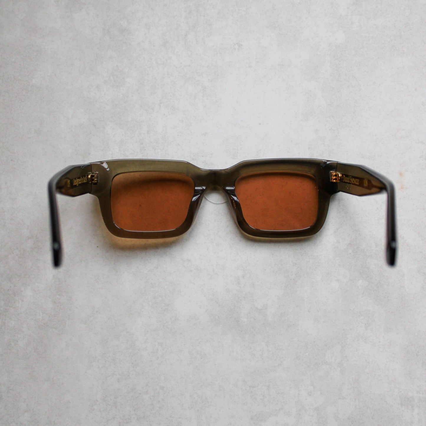 108 Olive Frame with Light Brown Lenses