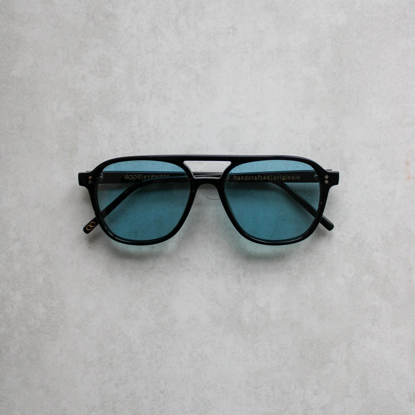 145 Black Frame with Blue Lenses