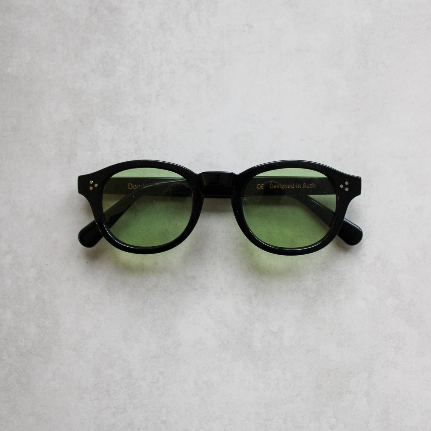 105 Black Frame with Light Green Lenses