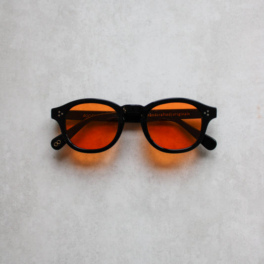 105 Black Frame with Orange Lenses