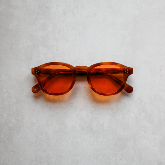 105 Light Tortoiseshell Frame with Orange Lenses