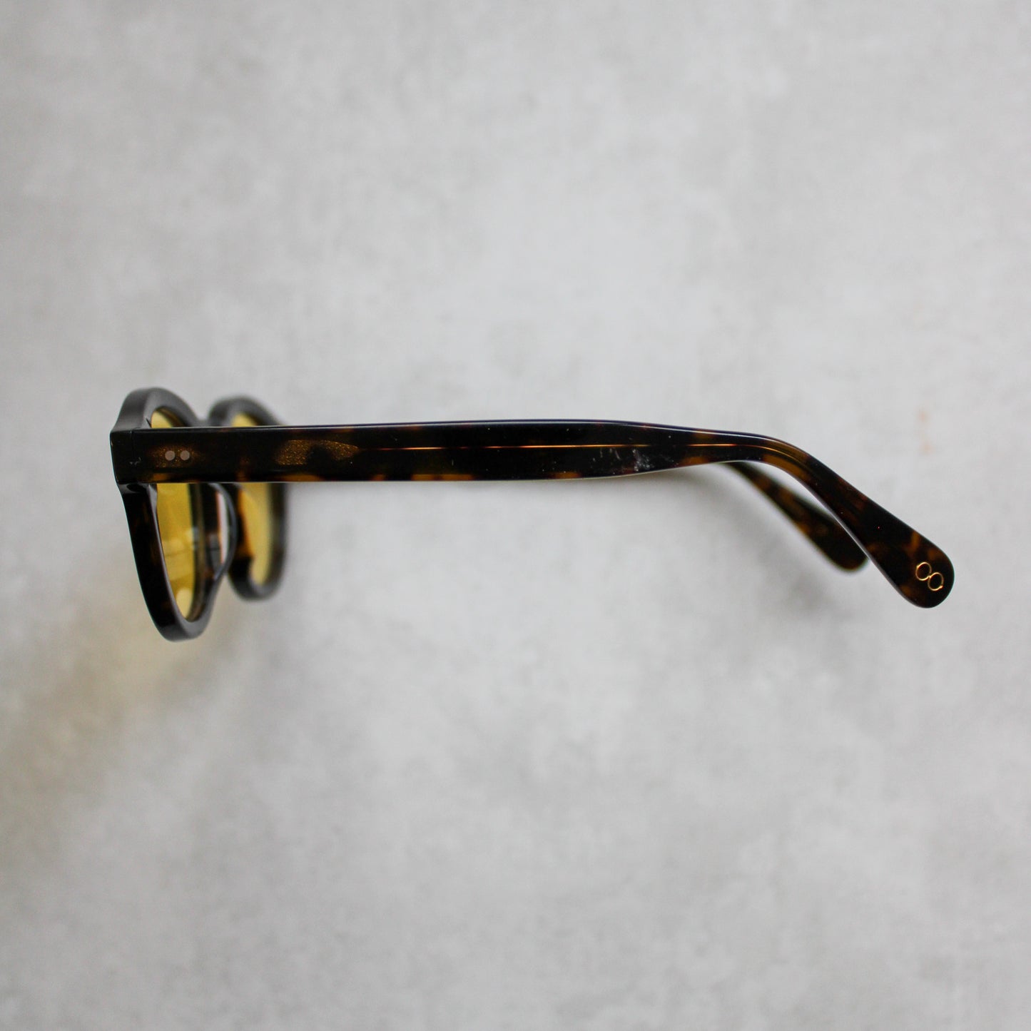 105 Brown Tortoiseshell Frame with Yellow Lenses