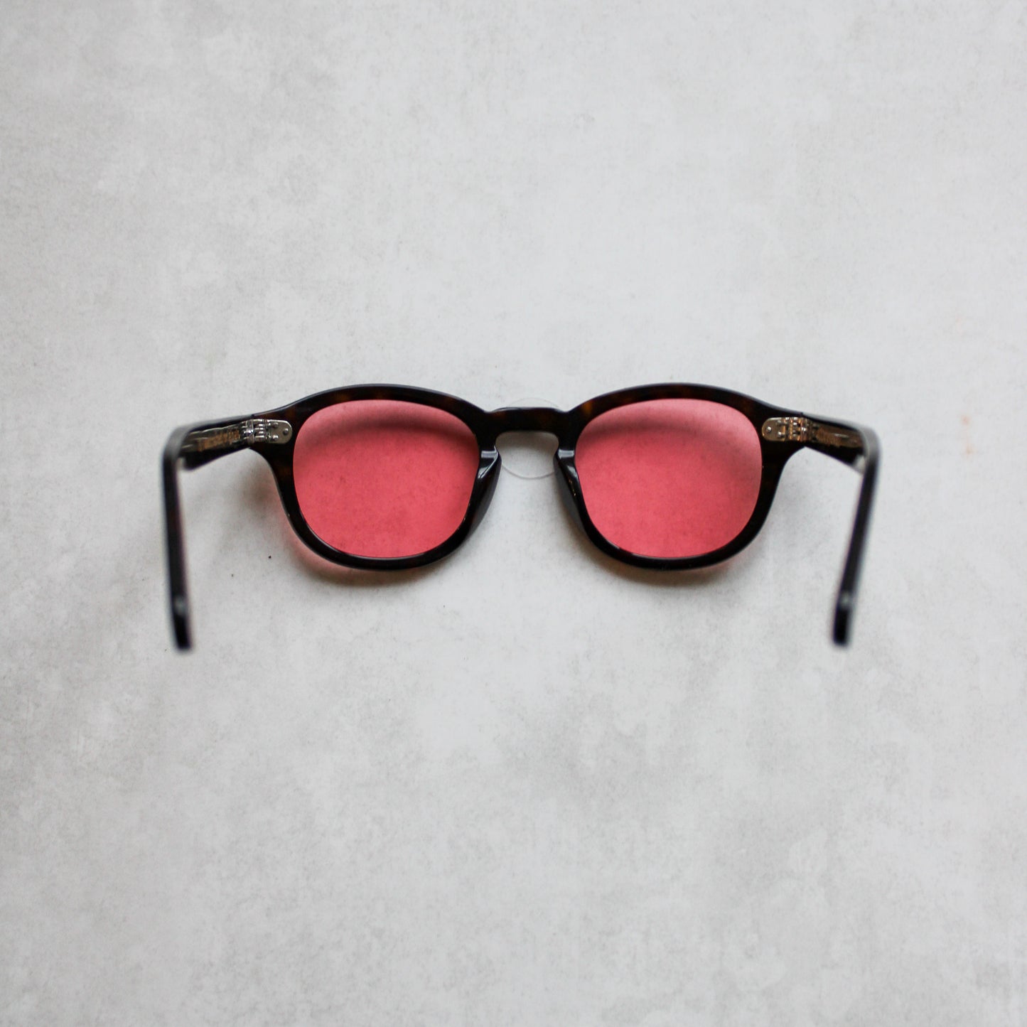 105 Brown Tortoiseshell Frame with Pink Lenses