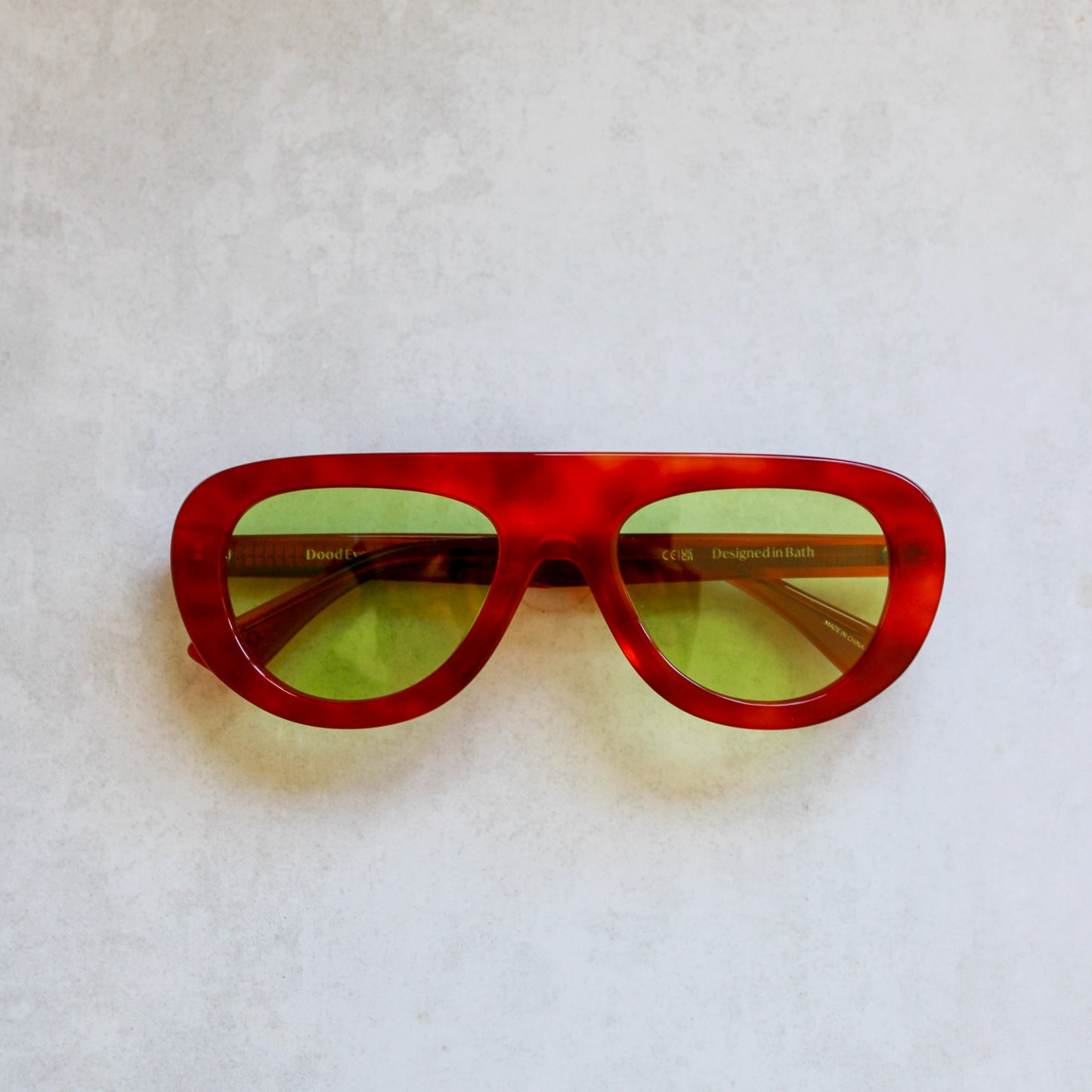 481 Light Tortoiseshell Frame with Light Green Lenses