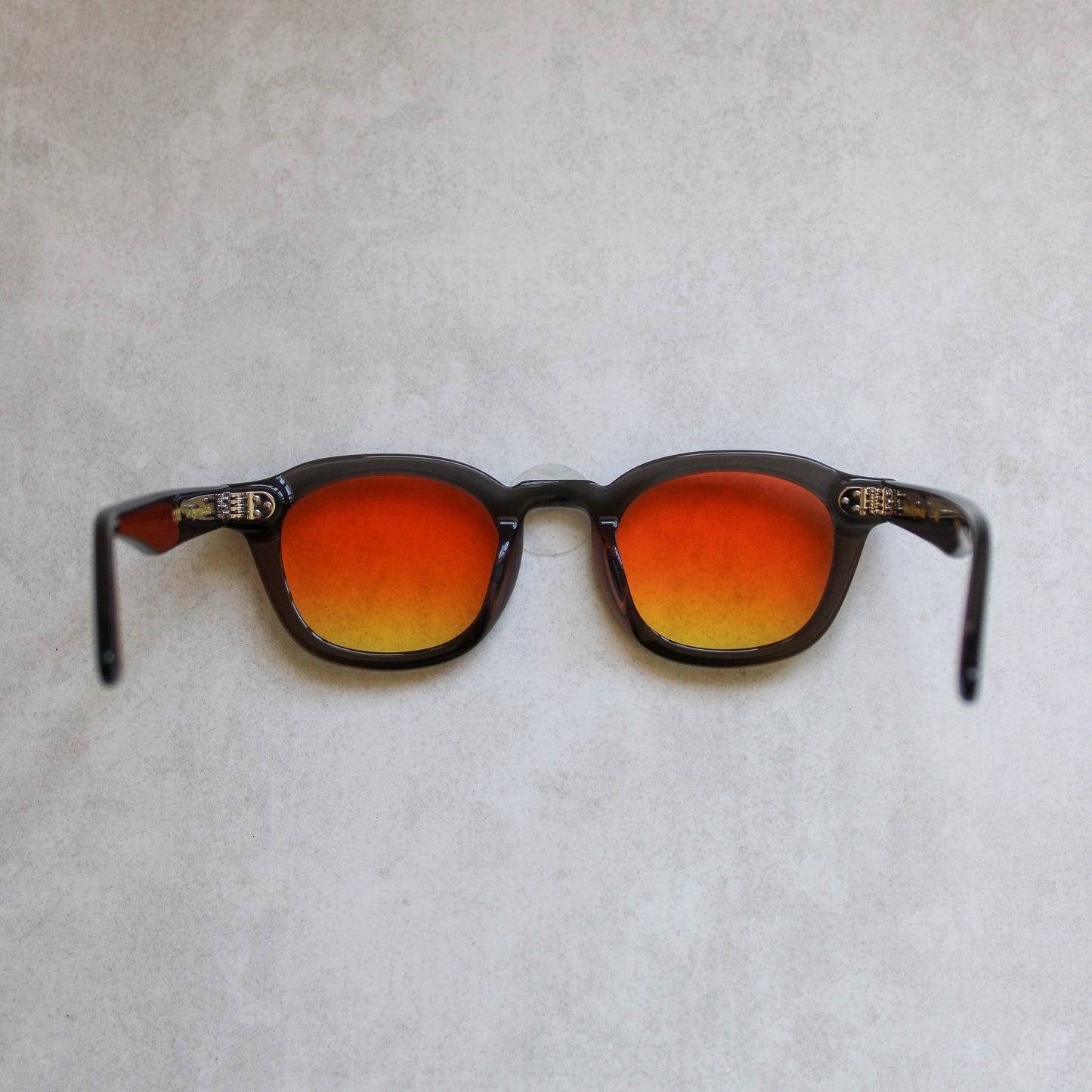 915 Clear Dark Grey Frame with Red to Yellow Gradient Lenses