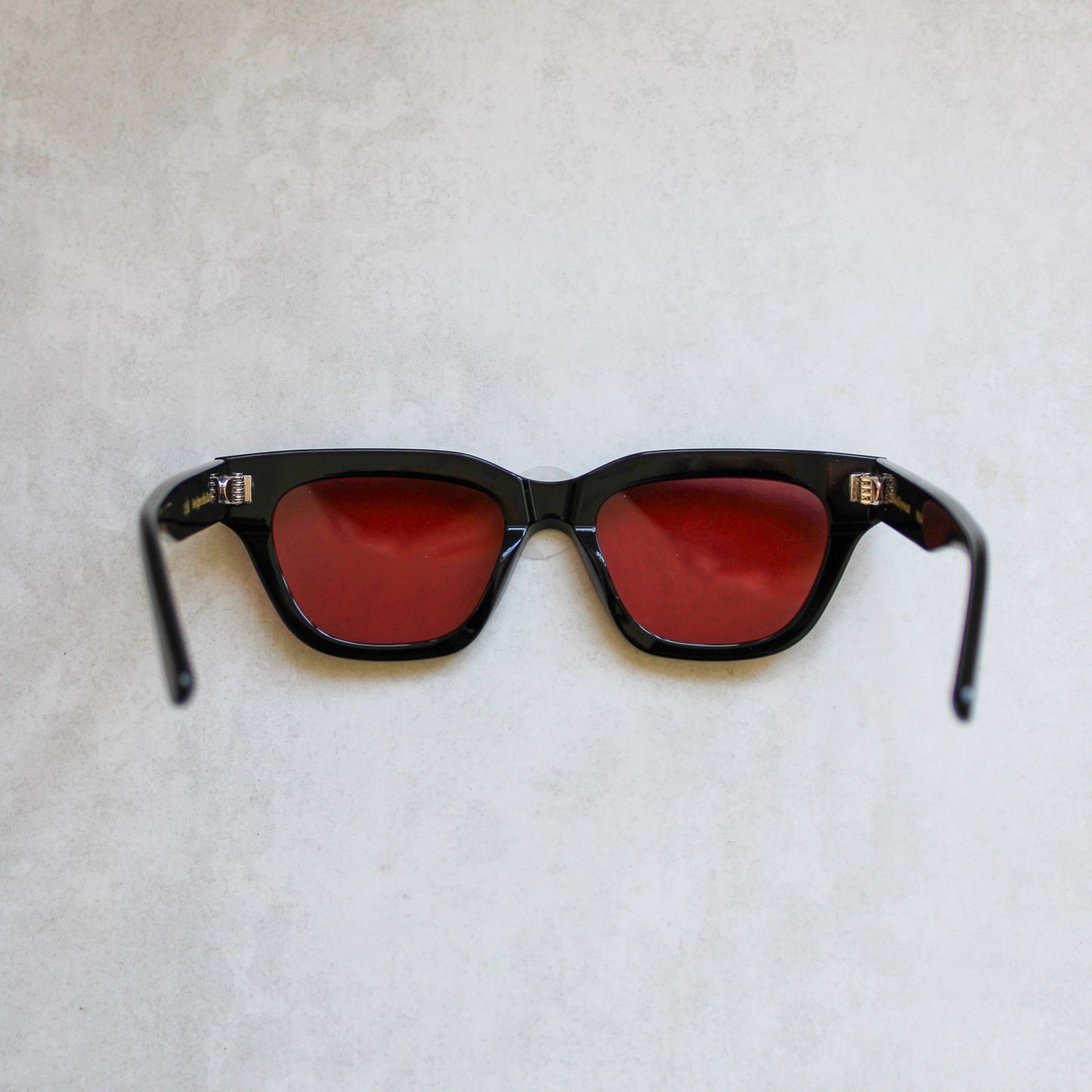 914 Black Frame with Red Lenses
