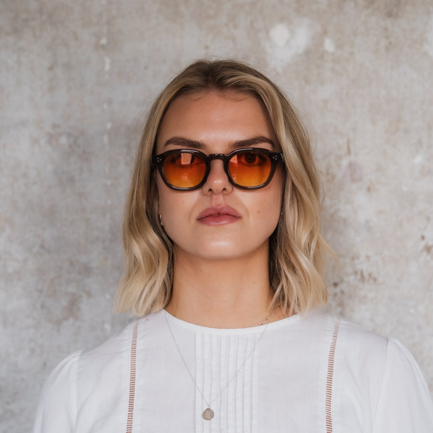 915 Clear Dark Grey Frame with Red to Yellow Gradient Lenses