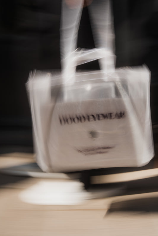Clear Dood Eyewear Signature Tote Bag