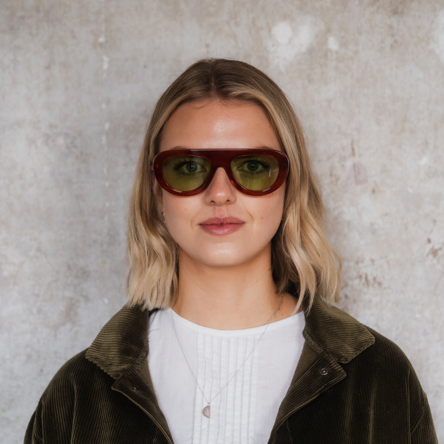 481 Light Tortoiseshell Frame with Light Green Lenses