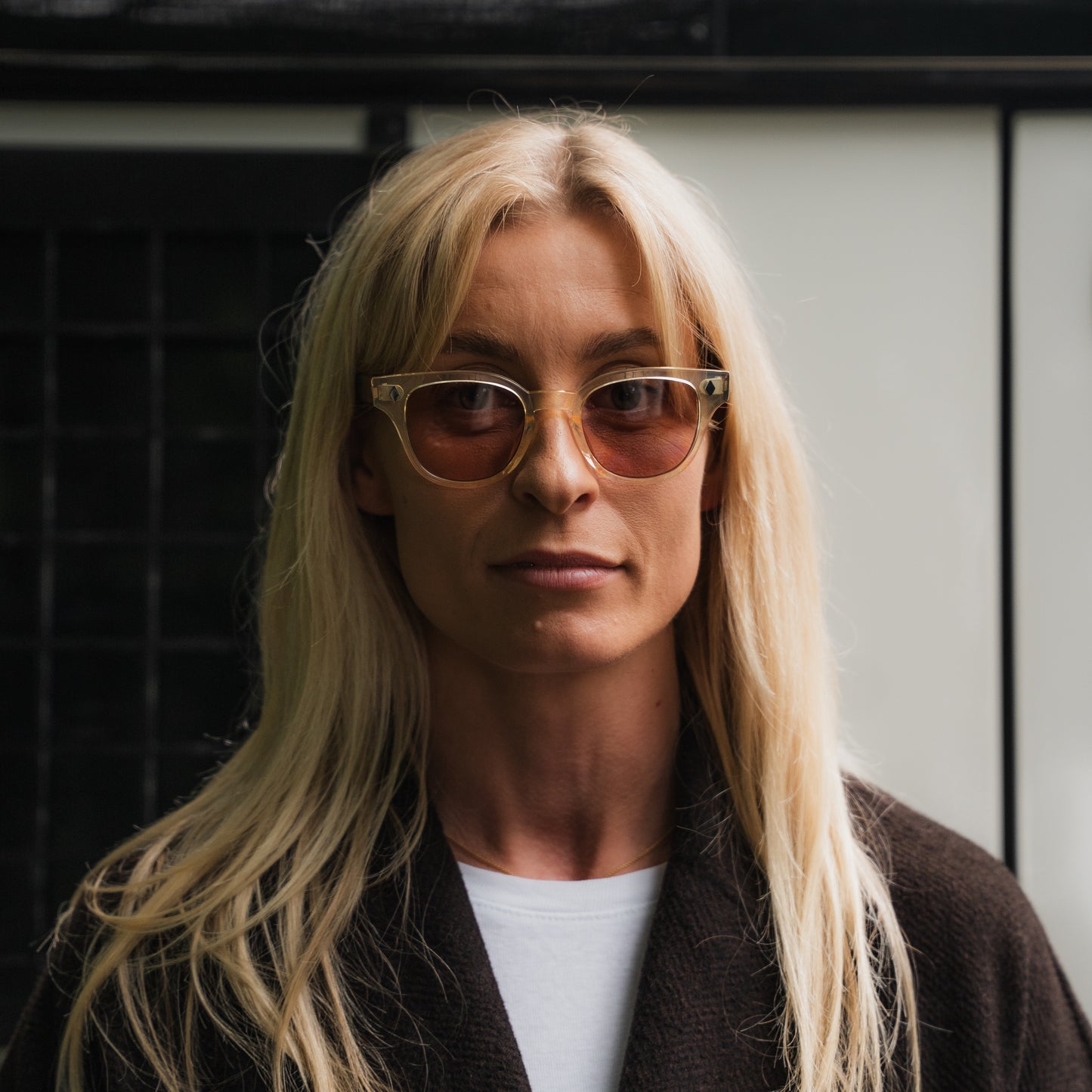 936 Clear & Tortoiseshell Frame With Light Brown Lenses