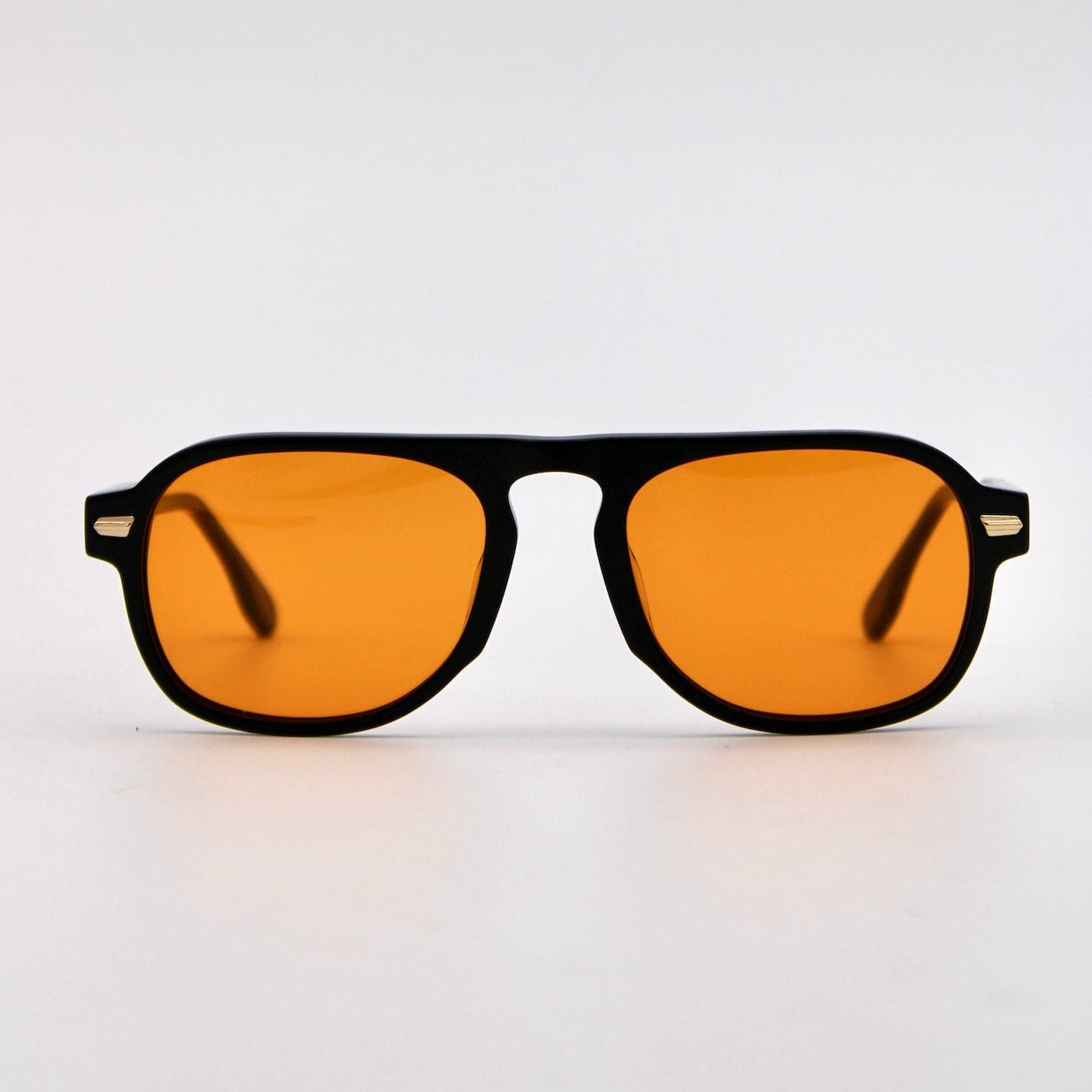 346 Originals Black Frame with Unique Orange Lenses