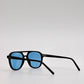 145 Originals Black Frame with Blue Lenses