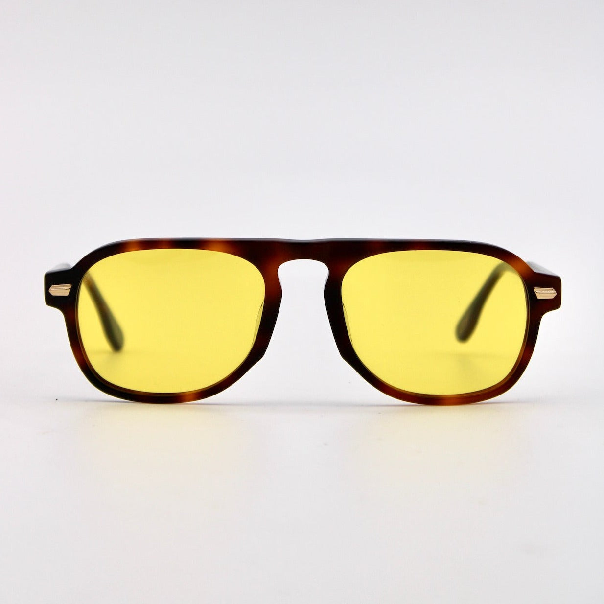 346 Originals Brown Tortoiseshell Frame with Yellow Lenses