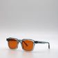 160 Originals Clear Blue Frame with Unique Orange Lenses